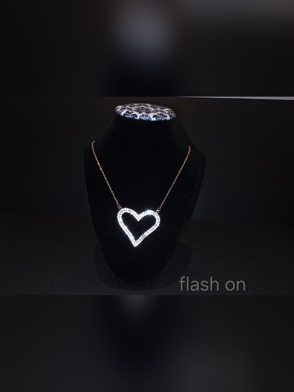 Paparzzi Heart Pendant Necklace - Long Goldtone Chain